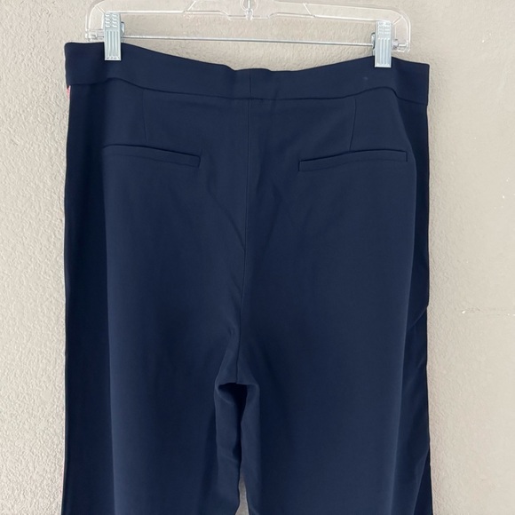 La Ligne Le Tuxedo Pant Navy Blue Rainbow Flare Classic Sporty Casual 8 NWT - Picture 9 of 13